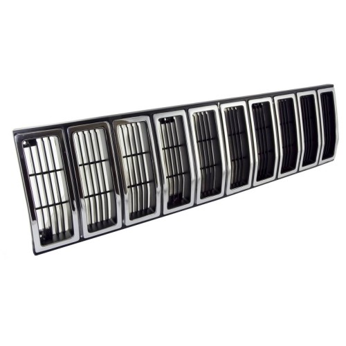 Jeep Cherokee XJ Kühlergrillblende Frontgrill Kühlergrill Chrom schwarz 84-87