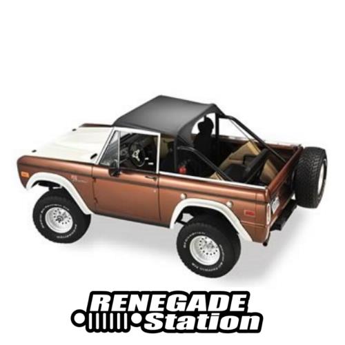 Ford Bronco Bikini Top Traditional Style Black Crush Bestop Bj. 66-77