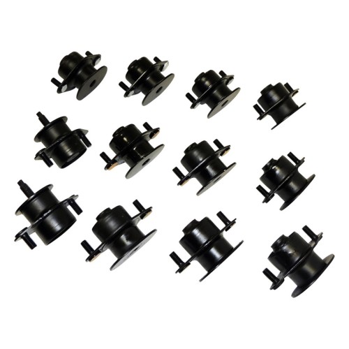 Jeep Wrangler JK 4türer Karosserie Auflagegummis Set Bodygummis 07-