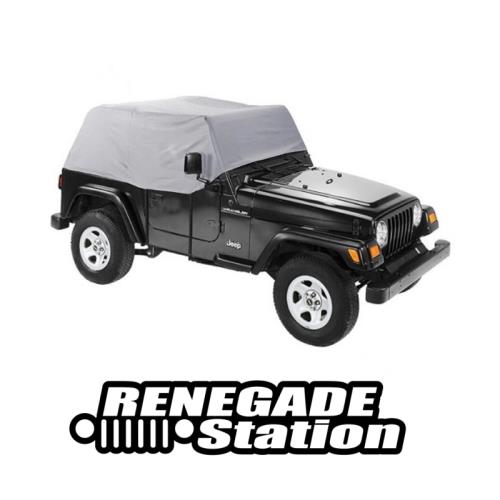Jeep Wrangler TJ All Weather Trail Cover Grau Bestop Regensc