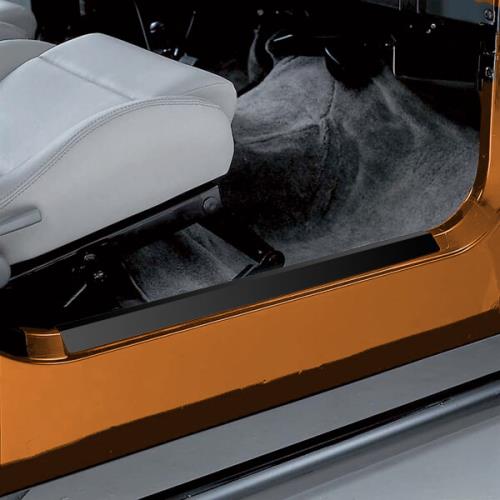 Jeep CJ Einstiegsleisten 2-teilig schwarz pulverbeschichtet Rugged Ridge 76-86