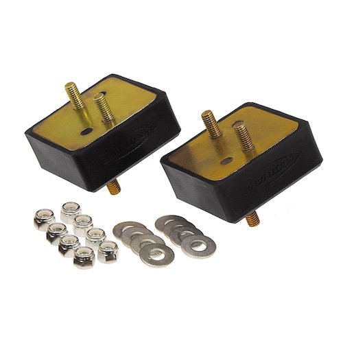 Jeep CJ 5,0 & 5,9 ltr. V8 Polyurethan Motorgummi Motorhalter Set links & rechts schwarz Prothane 72-86