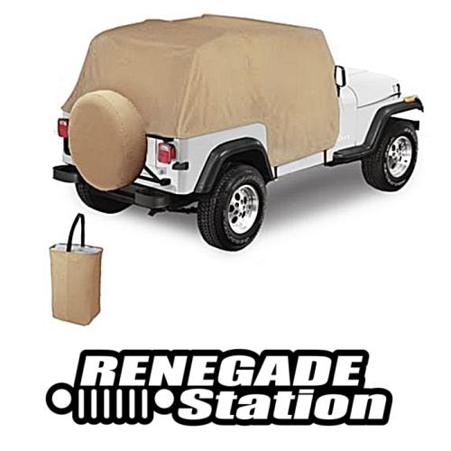 Jeep Wrangler YJ All Weather Trail Cover Regenschutz Abdeckung Braun Spice Bestop 92-95