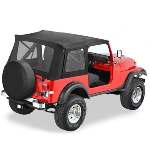 Jeep CJ7 Ersatzverdeck Ersatzplane Verdeckhülle Supertop schwarz Denim Bestop 76-86