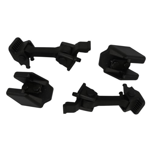 Jeep Wrangler JK Motorhaubenverschlusshaken Haubenhaken Satz schwarz 07-16