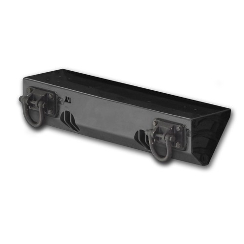 Jeep Wrangler JK XHD Modul Stoßstange vorne ohne Seilwindenvorbereitung mit Schäkel schwarz Rugged Ridge 07-18