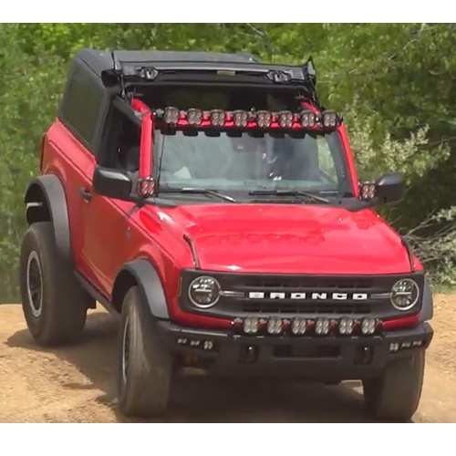 Ford Bronco 2türer Sunrider Verdeck Hardtop Black Twill Textil 3-lagig Bestop 21-