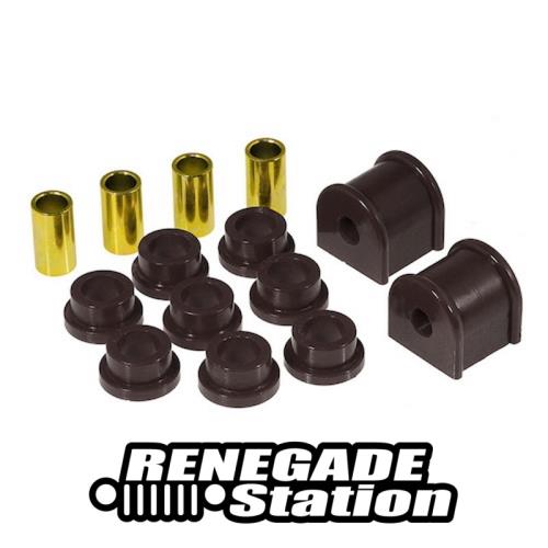 Jeep Wrangler TJ Polyurethan Stabigummi Set Stabibuchsen hinten schwarz Ø 13mm Prothane 96-06