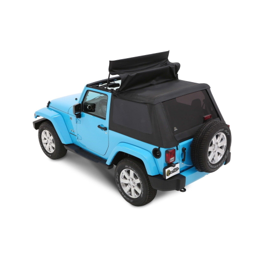 Jeep Wrangler JK 2-türer Trektop NX Plus Softtop Verdeck schwarz Diamond Bestop 07-18