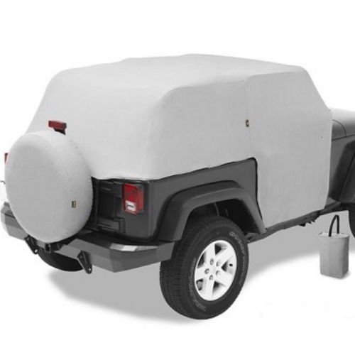 Jeep Wrangler JK 2türer All Weather Trail Cover Regenschutz Abdeckung Schutzplane Grau Bestop 07-18
