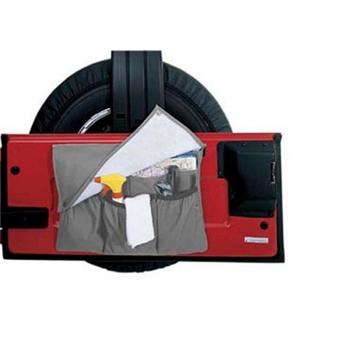 Jeep Wrangler YJ Organizer Stautasche Hecktür innen grau Bestop 87-95