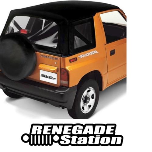 Suzuki Sidekick Geo Tracker Verdeck Ersatz Verdeckhülle für Orginal Verdeck Schwarz Denim Bestop 89-94