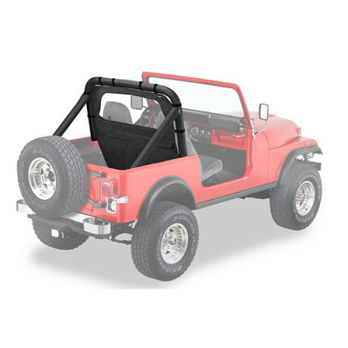 Jeep CJ CJ5 CJ7 CJ8 Wrangler YJ Windschott Windjammer Black