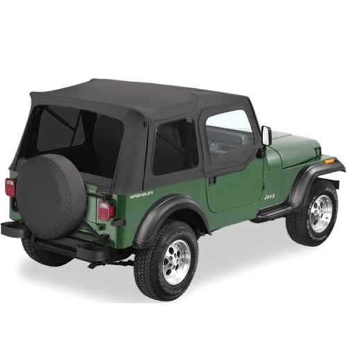 Jeep Wrangler YJ Supertop Verdeck Softtop mit getönten Scheiben inkl. Aufsteckfenster 88-95