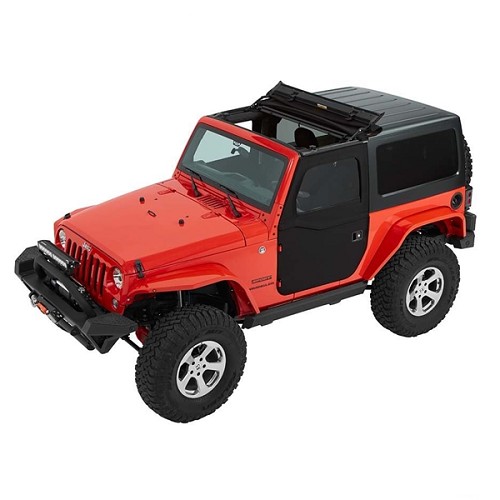 Jeep Wrangler JK Set teilbare Türen vorne Black Diamond Bestop 07-18