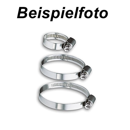 eine Schlauchschelle mit Schneckengewinde nach DIN 3017 16mm