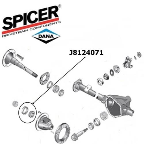 Jeep CJ Differential Korblager Satz 4-teilig Dana 44 Hinterachse Spicer Bj. 1986