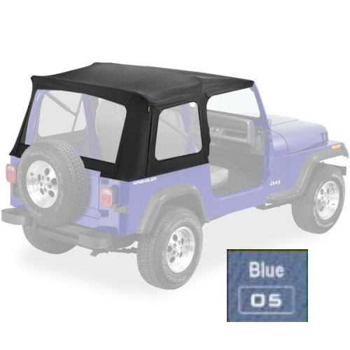 Jeep CJ CJ7 Classic Supertop Softtop Verdeck Blue Denim Bestop 76-86