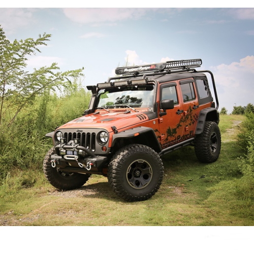Jeep Wrangler JK Set Hurricane EU Kotflügelverbreiterungen texturiert Rugged Ridge 07-18