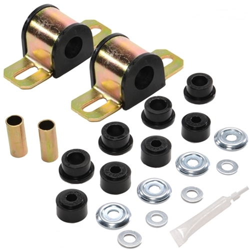 Jeep Cherokee XJ Polyurethan Stabigummi Set Stabibuchsen vorne schwarz Ø 23mm Daystar 84-01