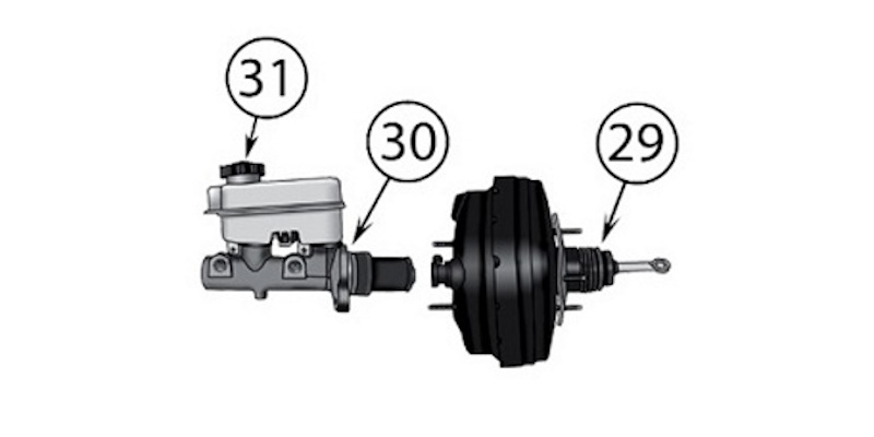 Bremskraftversträrker JK
