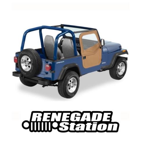 Jeep CJ CJ7 CJ8 Wrangler YJ Teilbare Türen Supertop Doors Sand Denim Bestop 80-95