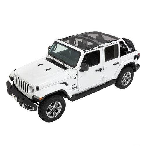 Jeep Wrangler JL 4-türer Sun Bikini Top Sonnenschutz Safari Style Mesh Bestop 18-