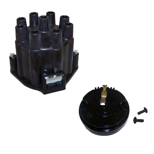 Jeep SJ CJ 5,0 5,9 ltr.AMC Verteilerkappe mit Verteilerfinger Kontakt Verteiler BJ. 72-74