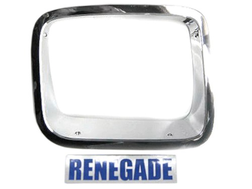 Jeep Wrangler YJ Chrom Scheinwerferrahmen Rahmen Scheinwerfe