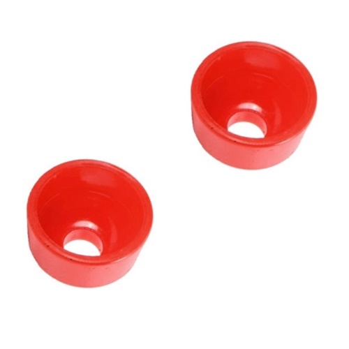 Jeep Wrangler JK 2er Set Polyurethan Staubkappen Spurstangenkopf Schubstangenkopf rot 18-