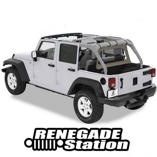 Jeep Wrangler JK 4-türer Windjammer Windschott Khaki Diamond Bestop 07-17