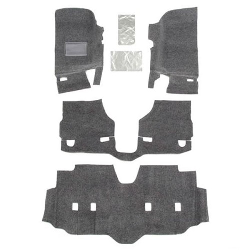 Jeep Wrangler JK 4türer Teppich Set Fussraum vorne & hinten