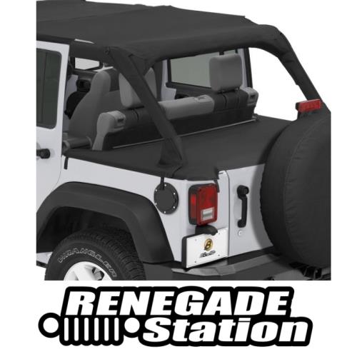 Jeep Wrangler JK 4türer Duster Abdeckung Laderaum Black Diamond 07-18