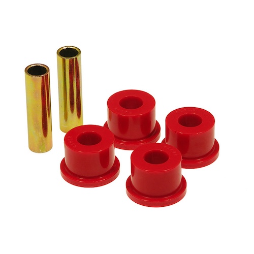 Jeep Cherokee XJ Polyurethan Schäkelbuchsen Set für ein Federgehänge Blattfeder hinten rot Prothane 84-01