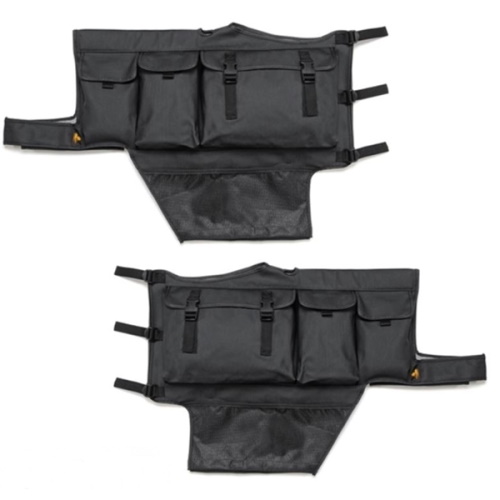 Jeep Wrangler JK Taschen Stautaschen Set vorne für Element High Rock Halbtüren schwarz Diamond 07-18