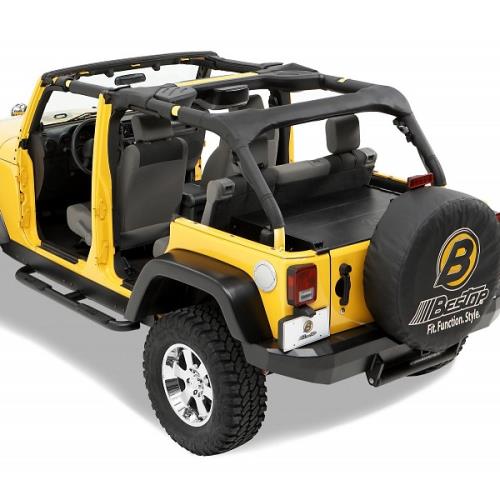 Jeep Wrangler JK 4türer Überrollbügel Polster Überrollbügelpolster Black Diamond Bestop 07-18