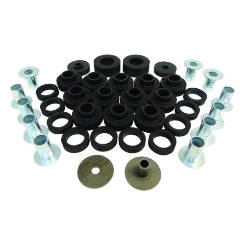 Jeep CJ Karosserieauflagegummi Satz schwarz 79-86