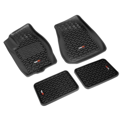 Jeep Grand Cherokee WH WK Set Fußmatten Fußraumwannen vorne & hinten All Terrain 05-10