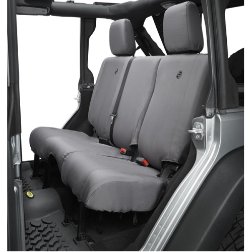 Jeep Wrangler JK 4-türer Sitzbezug Sitz hinten Grau Denim Bestop 2007 & 13-16