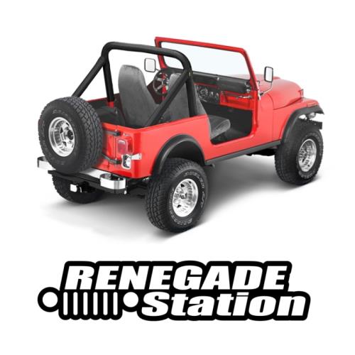 Jeep CJ Überrollbügelpolster Black Denim Bestop 80-86