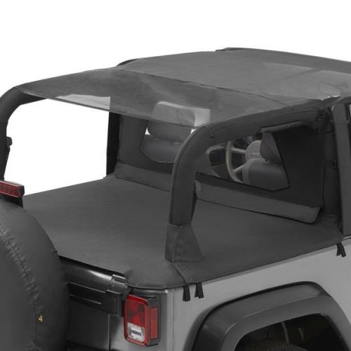 Jeep Wrangler JK 2türer Header Bikini Top Safari Style Mesh Bestop 07-09