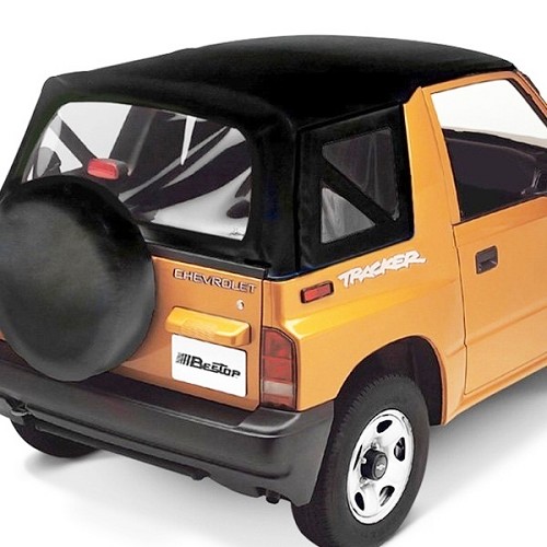 Suzuki Sidekick Chevrolet Geo Tracker Santana Verdeck Ersatz Verdeckhülle Schwarz Crush Bestop 95-98