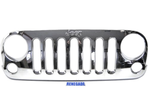 Jeep Wrangler JK Kühlergrillblende Frontgrill Chrom Orginal