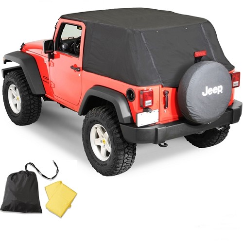 Jeep Wrangler JK 2türer Emergency Top Notfall Softtop Cover Pavement Ends 07-18