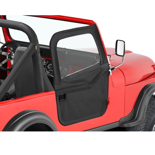 Jeep CJ CJ7 teilbare 2teilige Türen Supertop Doors Black Denim Bestop 76-80