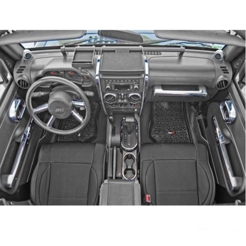 Jeep Wrangler JK 4türer Satz Decor Blenden Innendecorblenden Chrom Schaltgetriebe 07-10