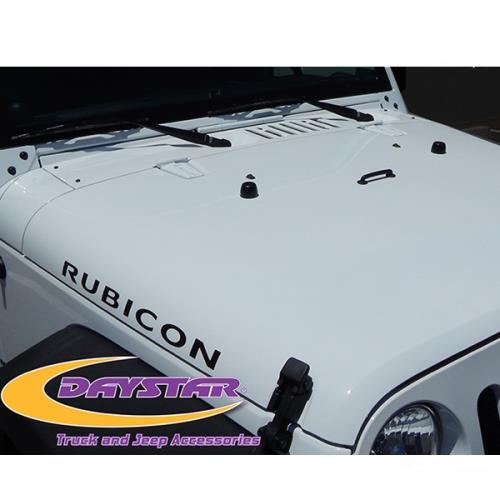 Jeep Wrangler YJ 2er Set Motorhaubenauflagegummi Auflagegummi Gummi Motorhaube schwarz Polyurethan 87-95