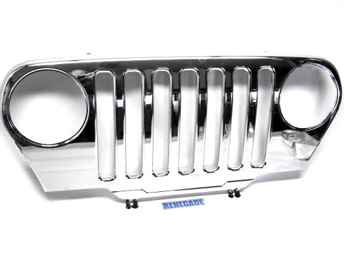 Jeep Wrangler TJ Kühlergrill Blende Kühlergrillblende Chrom