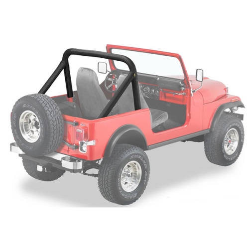 Jeep CJ Überrollbügel Polster Überrollbügelpolster Black Crush Bestop 80-86