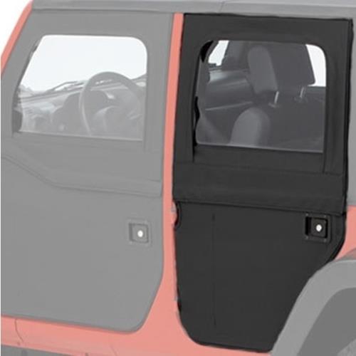 Jeep Wrangler JK 4-türer Unlimited Set teilbare Türen hinten Black Diamond Bestop 07-18